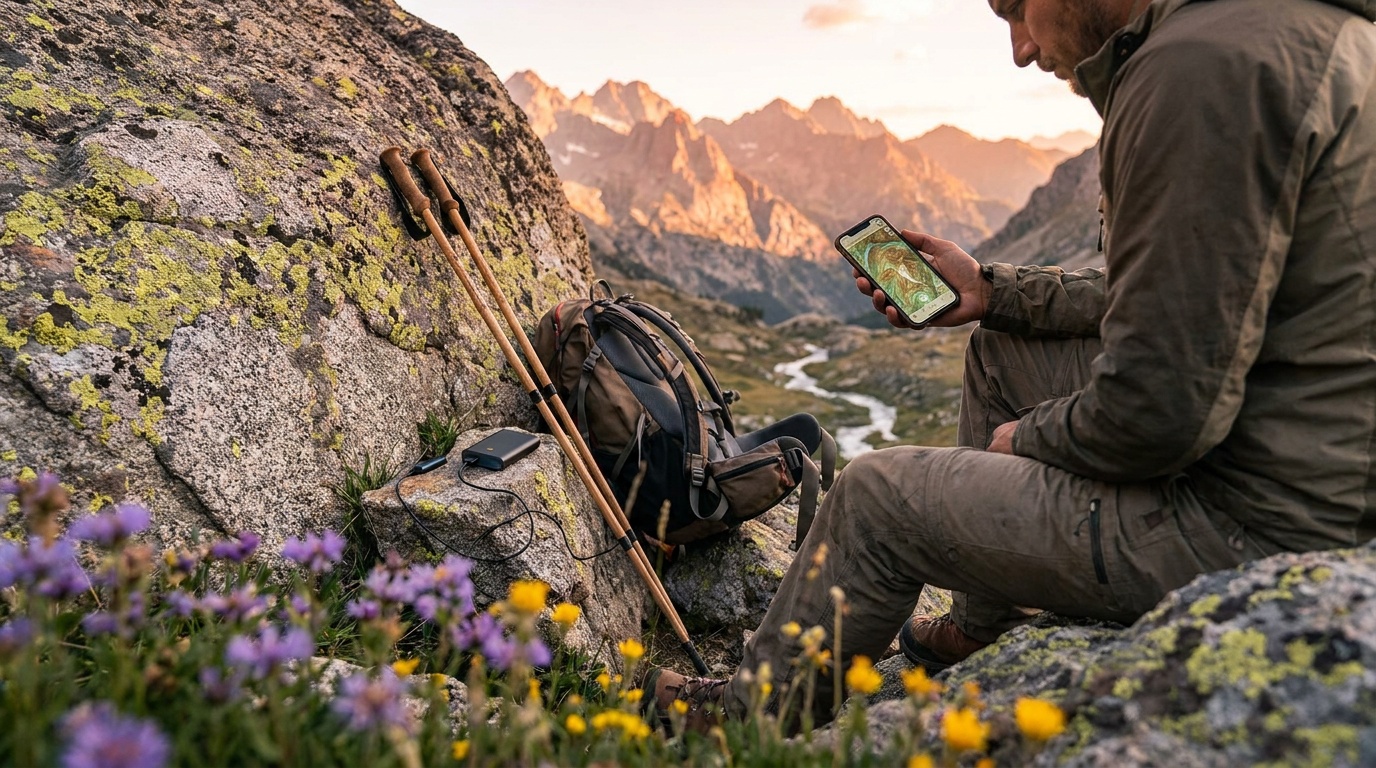 Rando et smartphone : ma leçon apprise sur un rocher aveyronnais